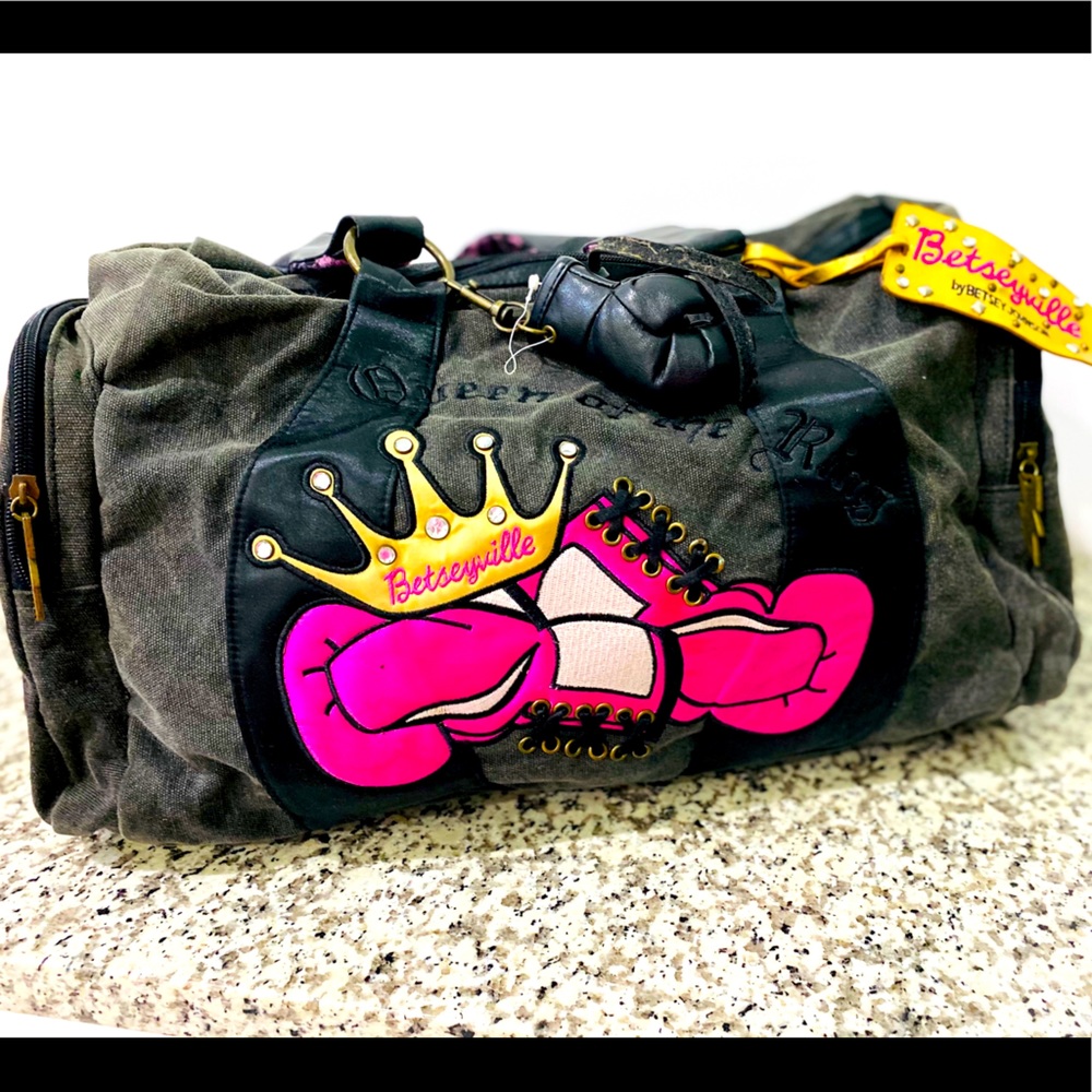 Betsey Johnson overnight bag/purse.